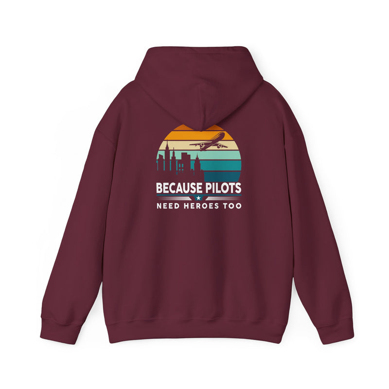 Unisex Heavy Blend™ Hooded Sweatshirt "Maintenance & Pilots Design | Perfect Gift for Aviation Enthusiasts
