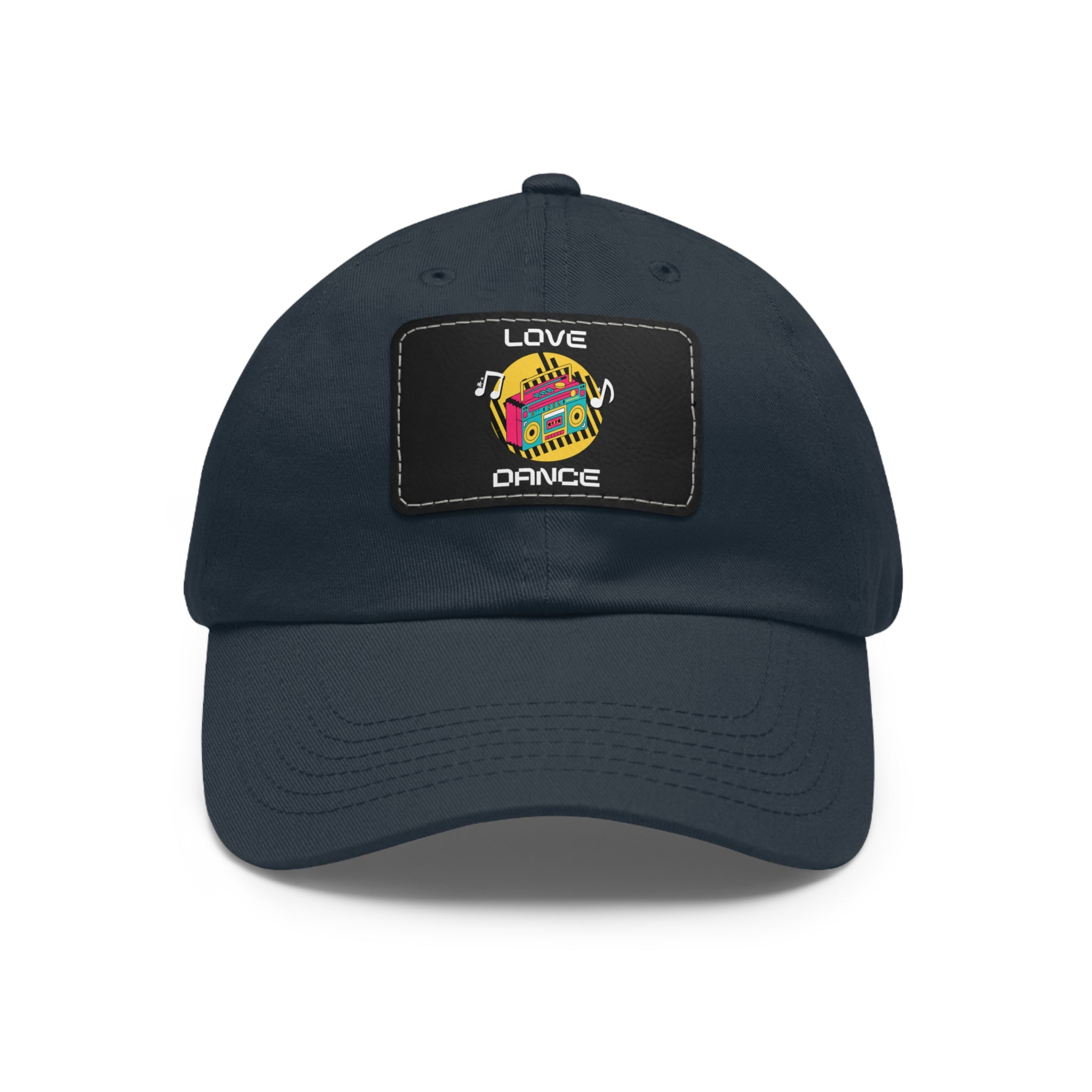 Love Dance Dad Hat with Leather Patch - Casual Style for Dance Lovers