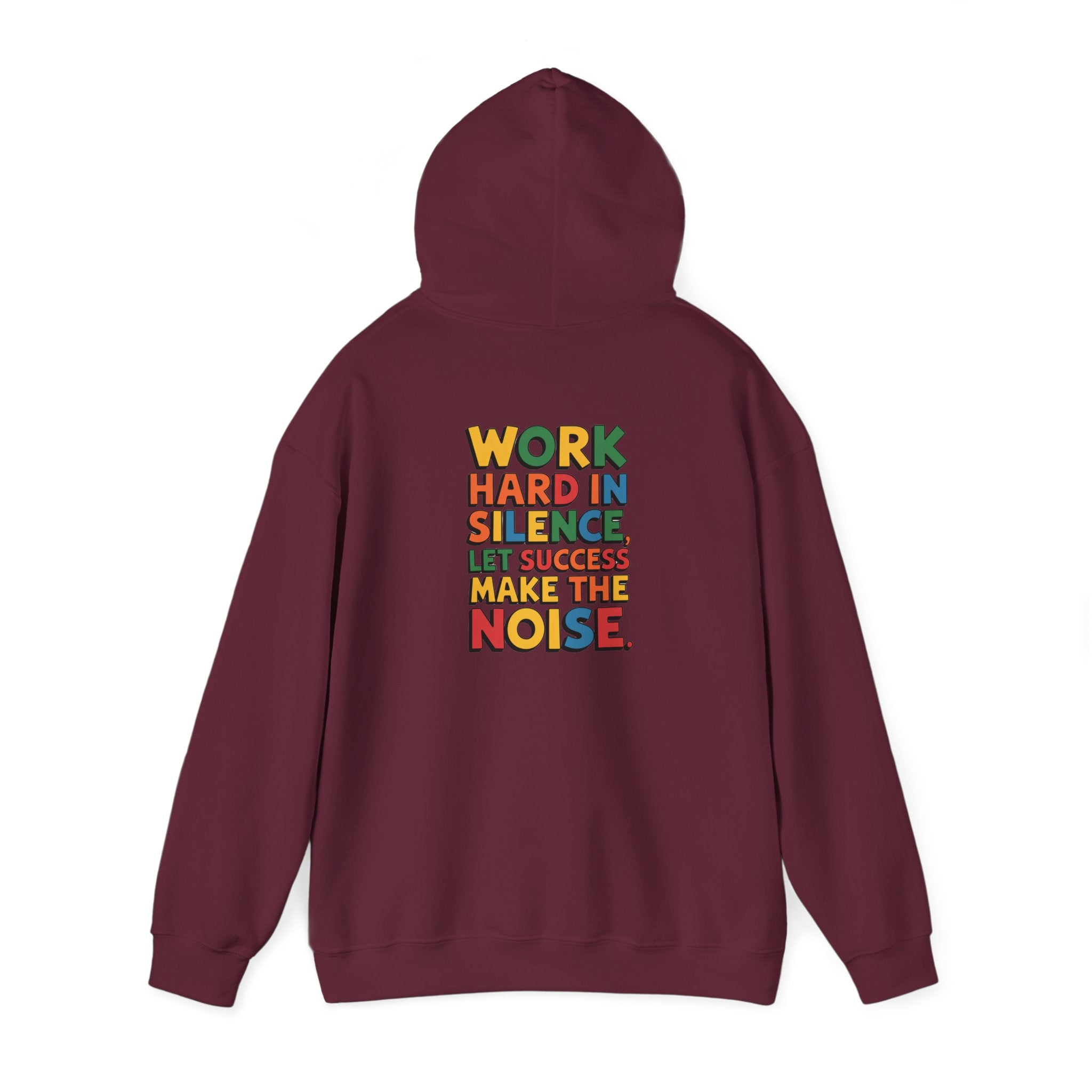 Work hard in Silence Unisex Heavy Blend™ Hooded Sweatshirt