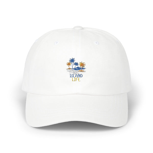 Island Life Classic Dad Cap - Relaxed Summer Hat for Beach Lovers