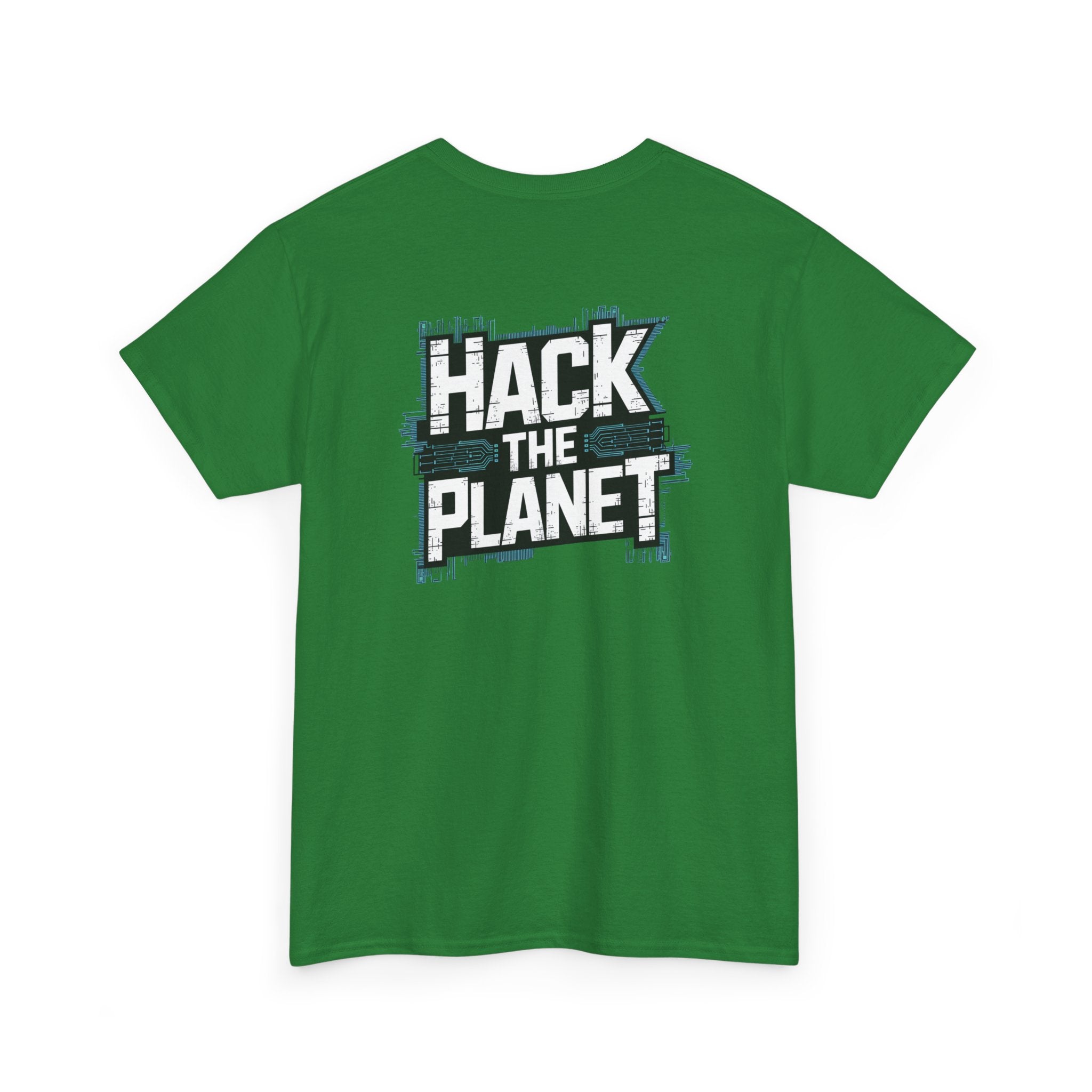 Unisex Heavy Cotton Tee: "Hack the Planet" - T-Shirt