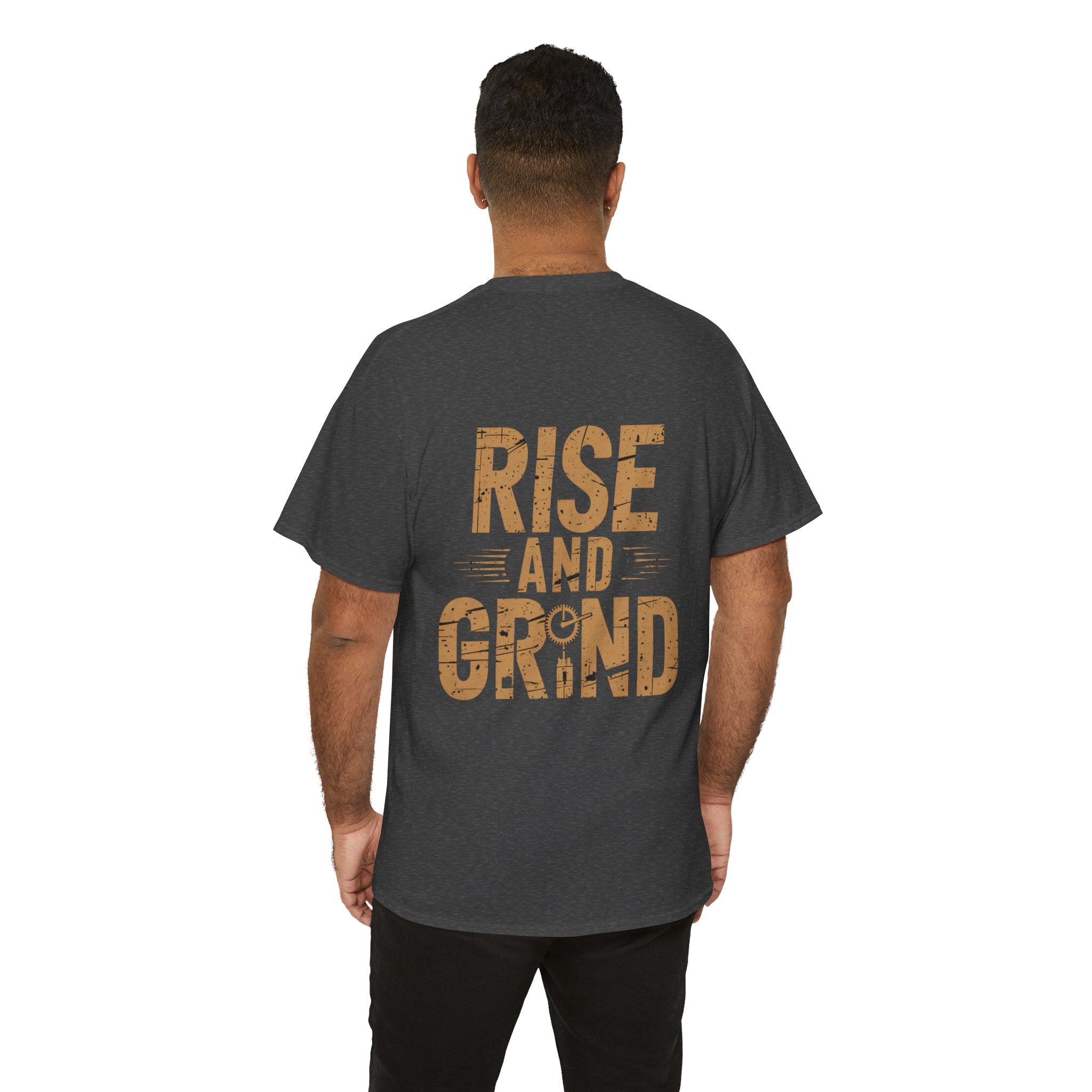 Unisex Heavy Cotton Tee - Rise and Grind