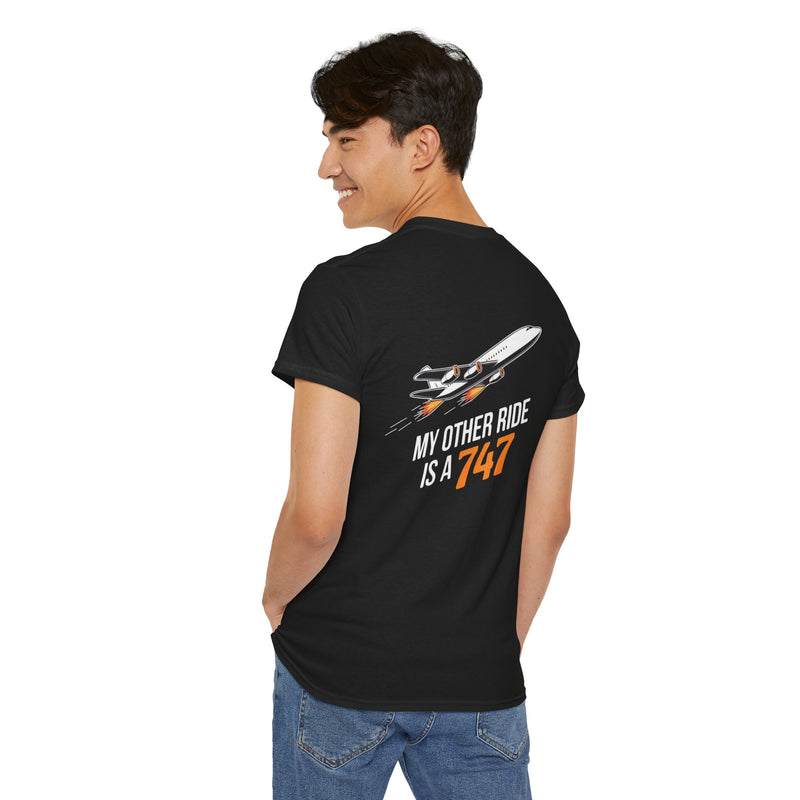 Unisex Heavy Cotton Tee: "My Other Ride" - T-Shirt