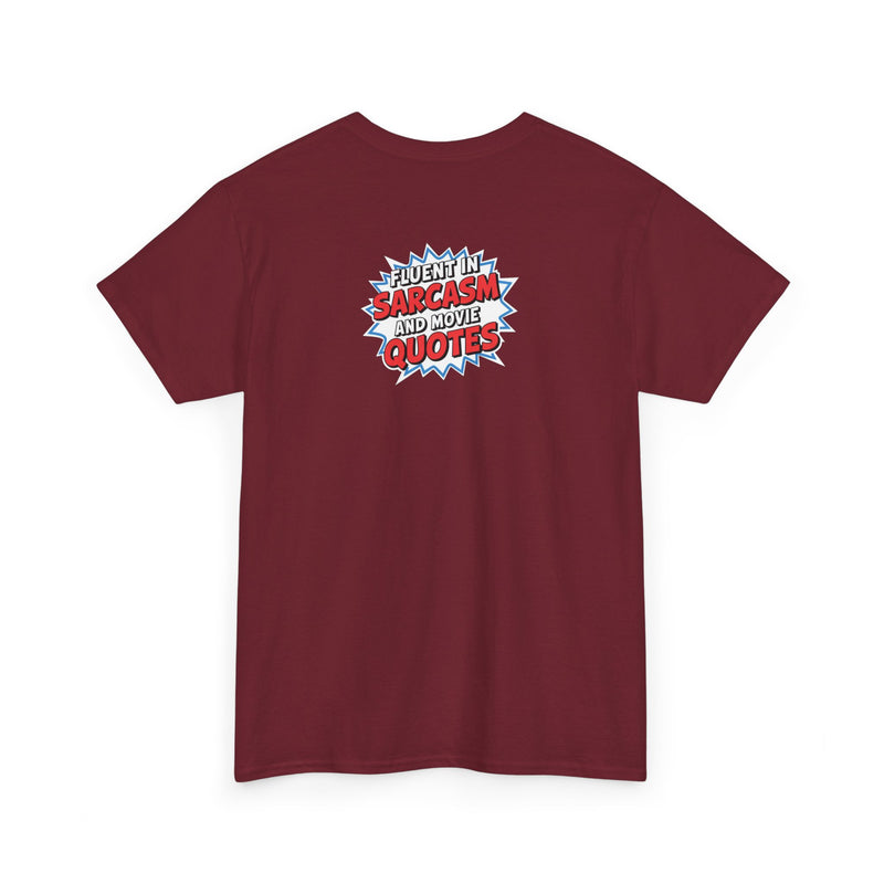Unisex Heavy Cotton Tee: "Sarcasm" - T-Shirt