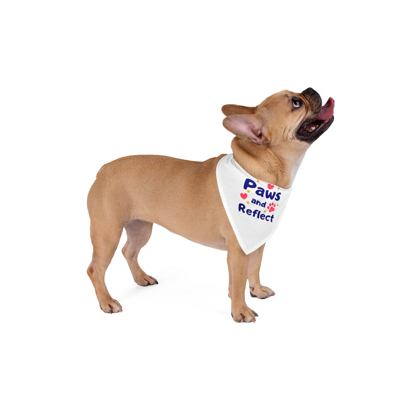Paws and Reflect Pet Bandana - Cute Dog Accessory for Reflection and Style