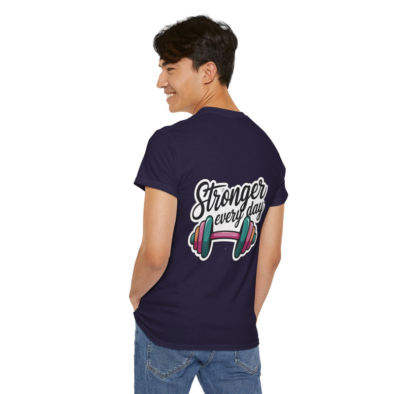 Unisex Heavy Cotton Tee: "Stronger Everyday" - T-Shirt