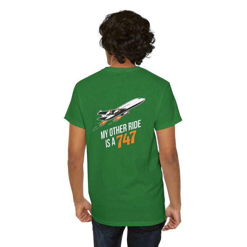 Unisex Heavy Cotton Tee: "My Other Ride" - T-Shirt