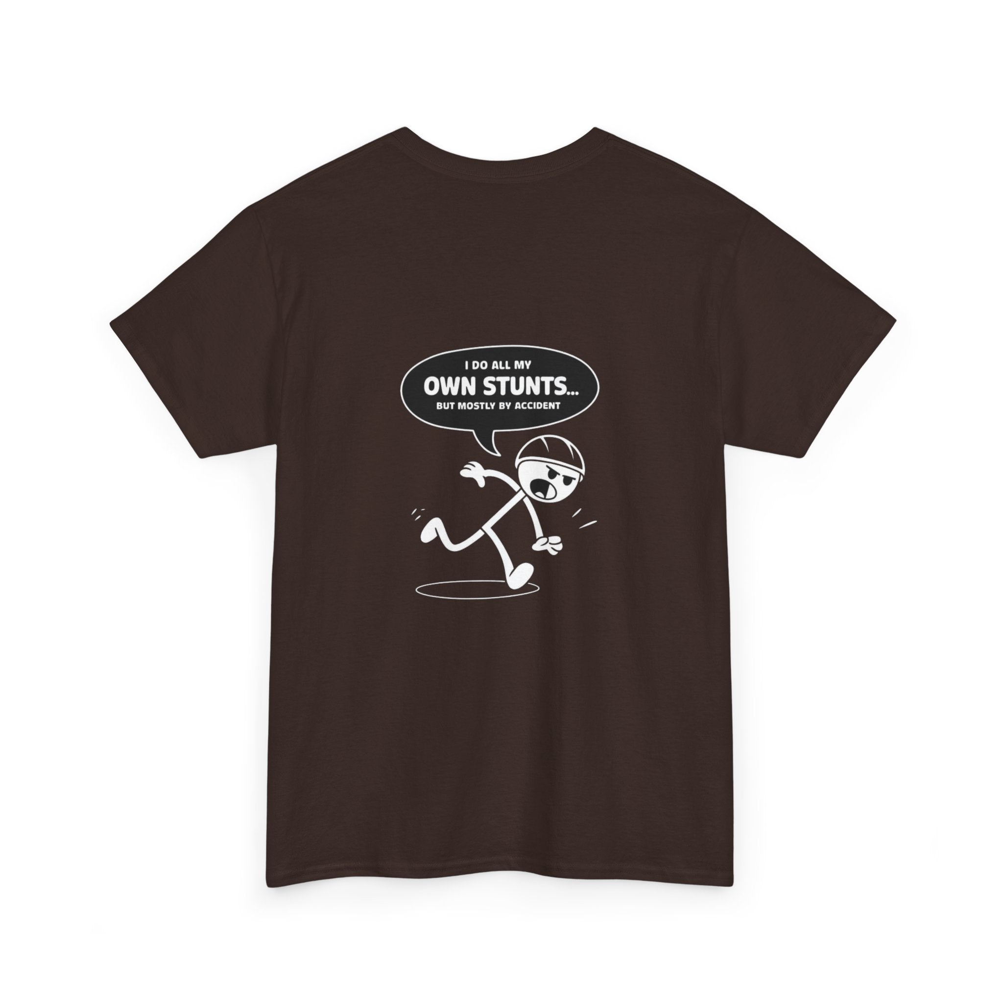 Unisex Heavy Cotton Tee: "Own Stunts" - T-Shirt