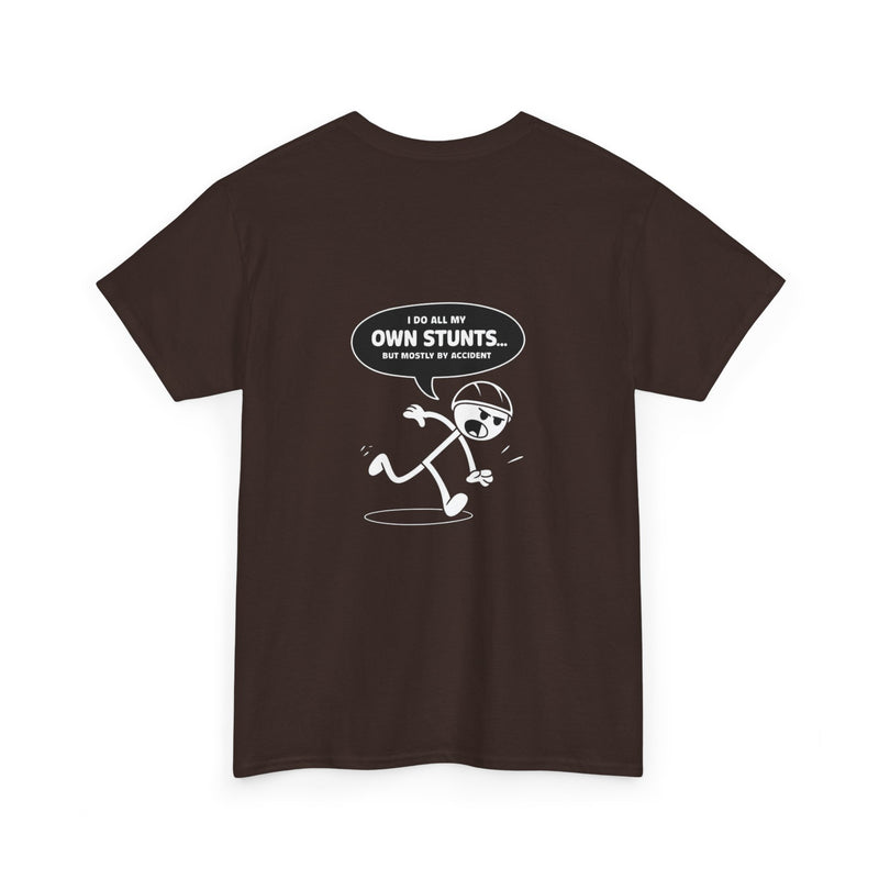 Unisex Heavy Cotton Tee: "Own Stunts" - T-Shirt