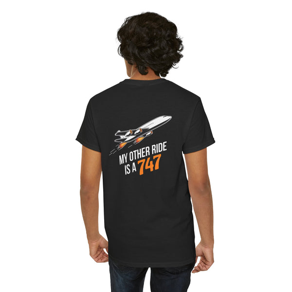 Unisex Heavy Cotton Tee: "My Other Ride" - T-Shirt