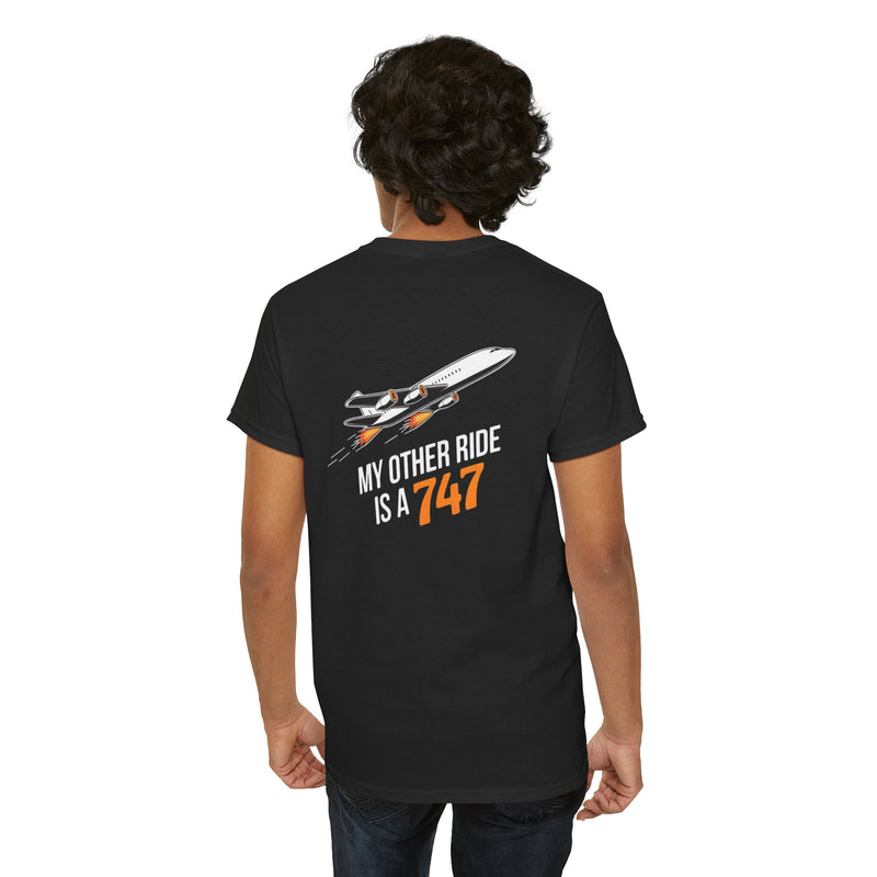 Unisex Heavy Cotton Tee: "My Other Ride" - T-Shirt