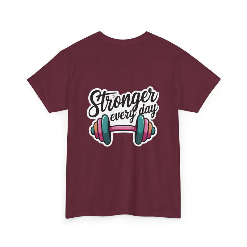 Unisex Heavy Cotton Tee: "Stronger Everyday" - T-Shirt