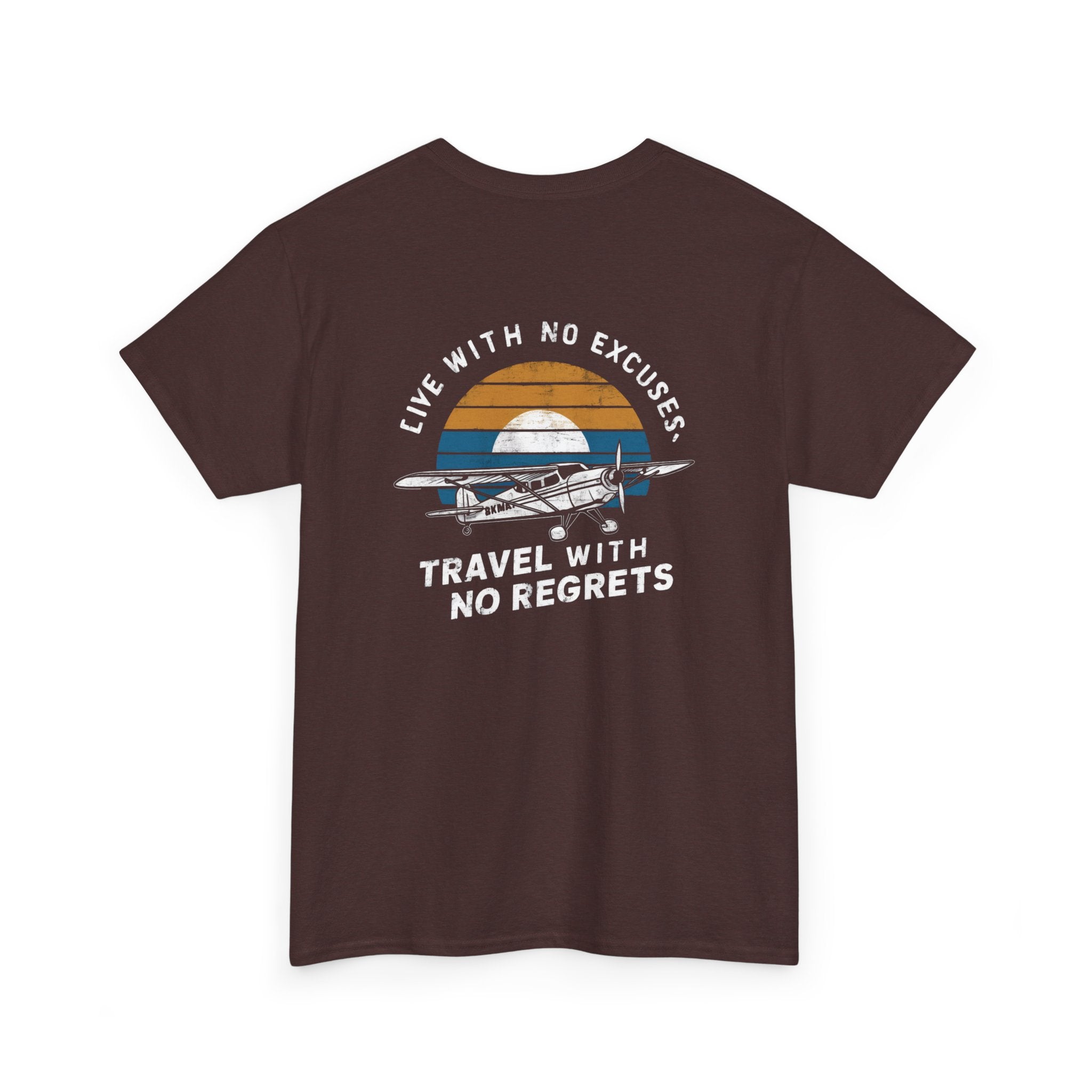 Unisex Heavy Cotton Tee: "Live with no excuse" - T-Shirt