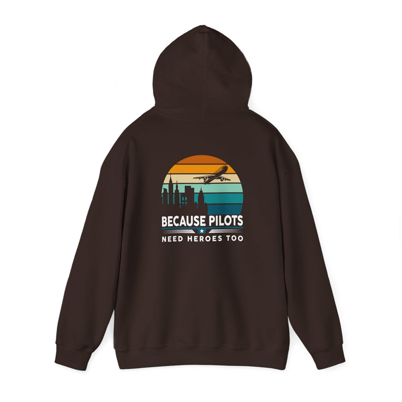 Unisex Heavy Blend™ Hooded Sweatshirt "Maintenance & Pilots Design | Perfect Gift for Aviation Enthusiasts
