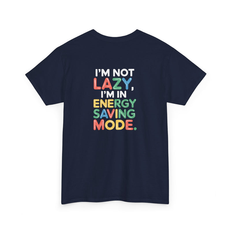 Energy saving mode Unisex Heavy Cotton Tee for Everyday Style