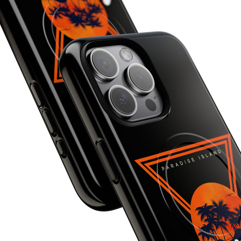 Tough Magnetic Phone Case - Paradise Island Summer Design
