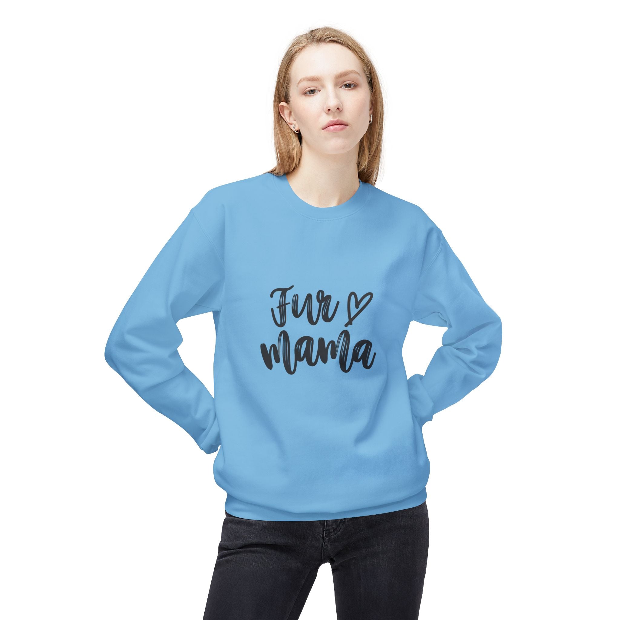 Fur Mama Sweatshirt | Softstyle Crewneck for Pet Lovers