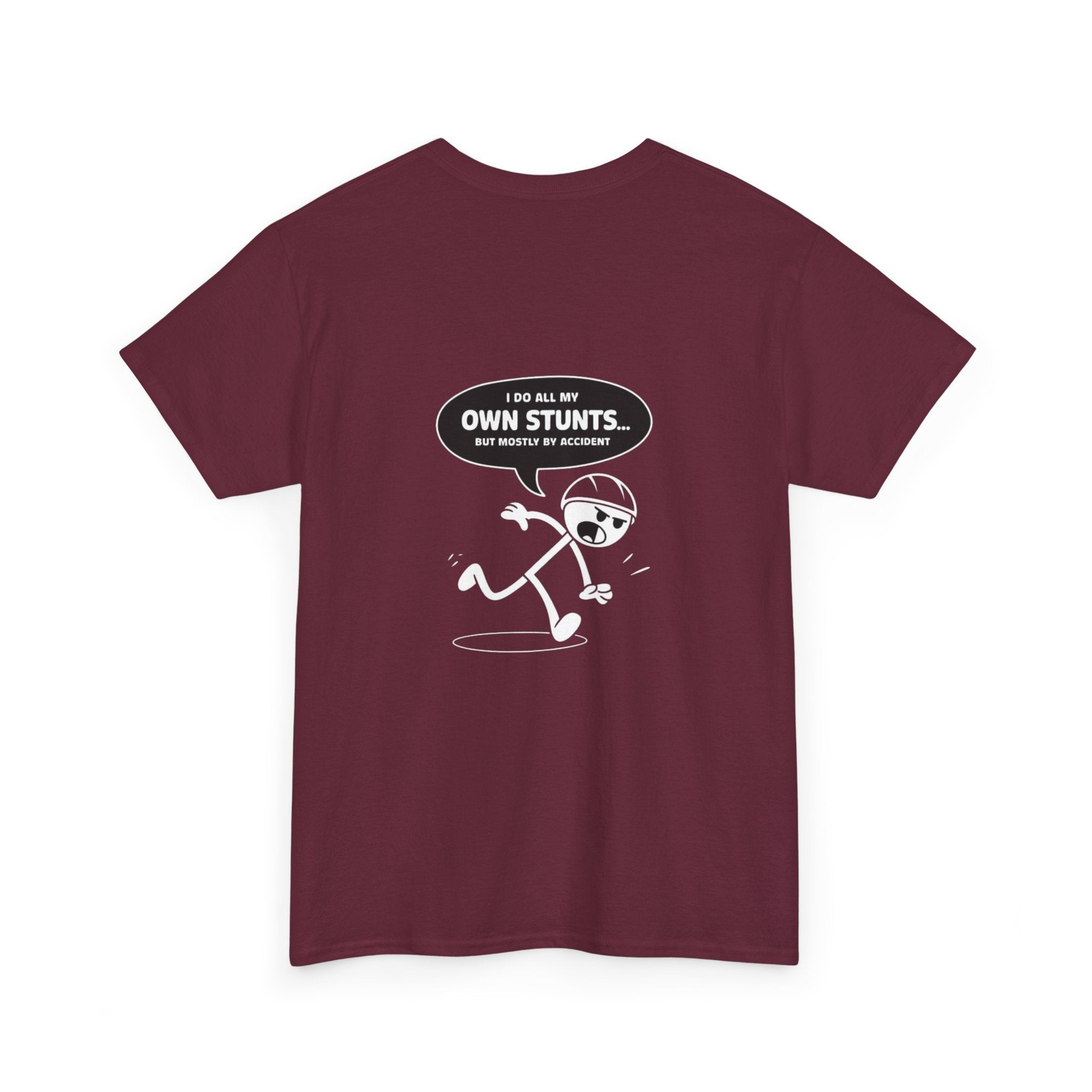 Unisex Heavy Cotton Tee: "Own Stunts" - T-Shirt