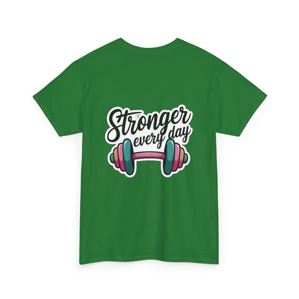 Unisex Heavy Cotton Tee: "Stronger Everyday" - T-Shirt