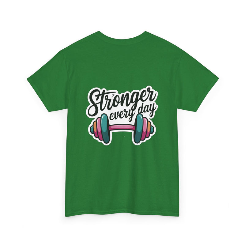 Unisex Heavy Cotton Tee: "Stronger Everyday" - T-Shirt