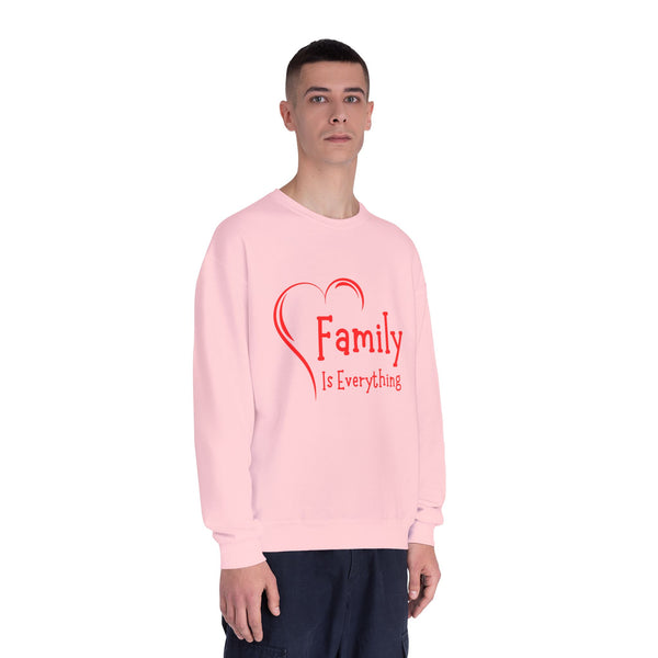Family Is Everything Crewneck Sweatshirt - Unisex Casual Wear for Family Gatherings