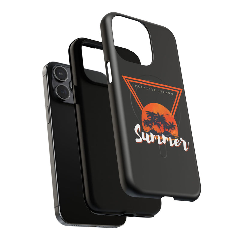 Tough Magnetic Phone Case - Paradise Island Summer Design