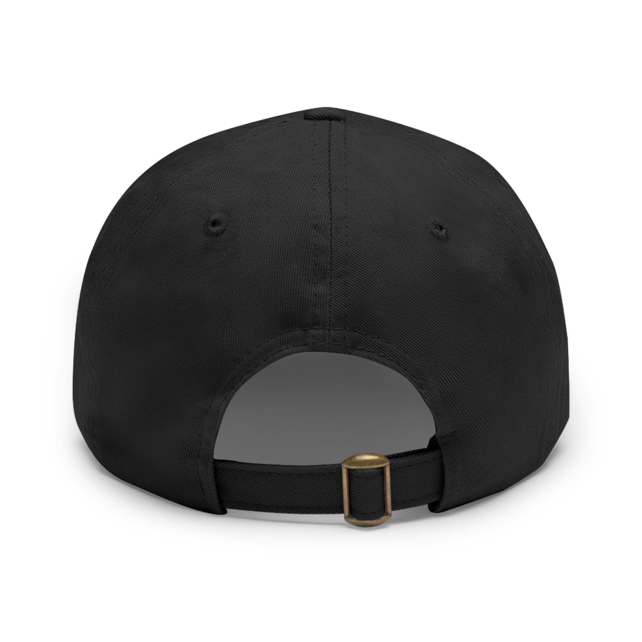 Motivational Dad Hat with Leather Patch - "My Haters Are My Motivation"