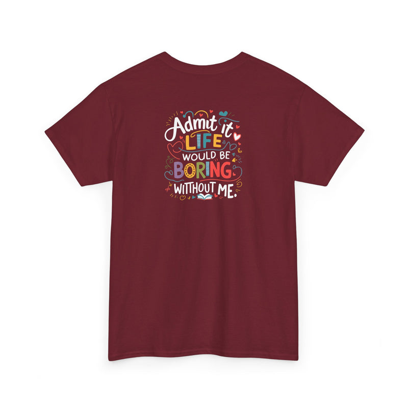 Unisex Heavy Cotton Tee: "Own Stunts" - T-Shirt