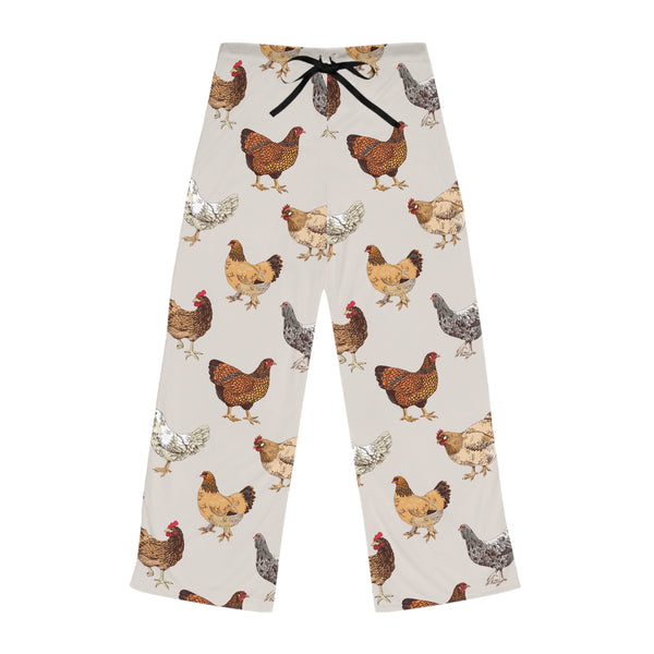 Cozy Chicken Print Women's Pajama Pants | Fun Loungewear for Farm Lovers