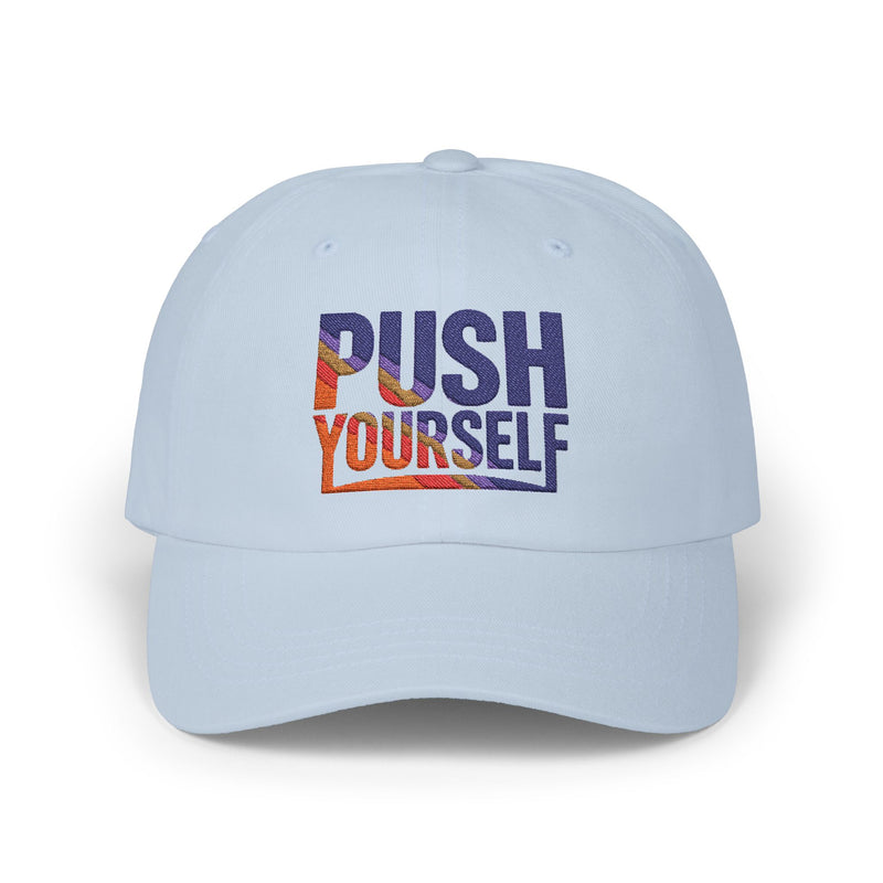 Motivational Dad Cap - "Push Yourself"