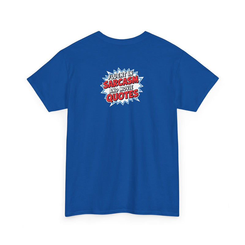 Unisex Heavy Cotton Tee: "Sarcasm" - T-Shirt