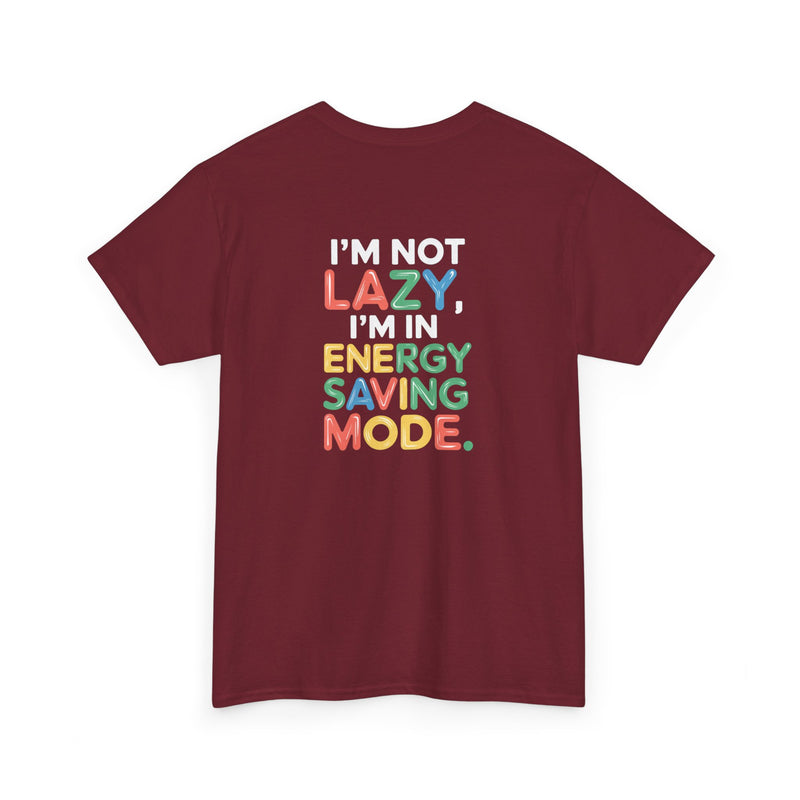Energy saving mode Unisex Heavy Cotton Tee for Everyday Style