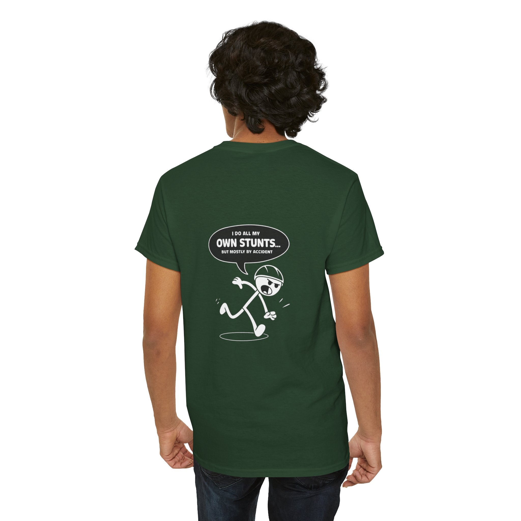Unisex Heavy Cotton Tee: "Own Stunts" - T-Shirt