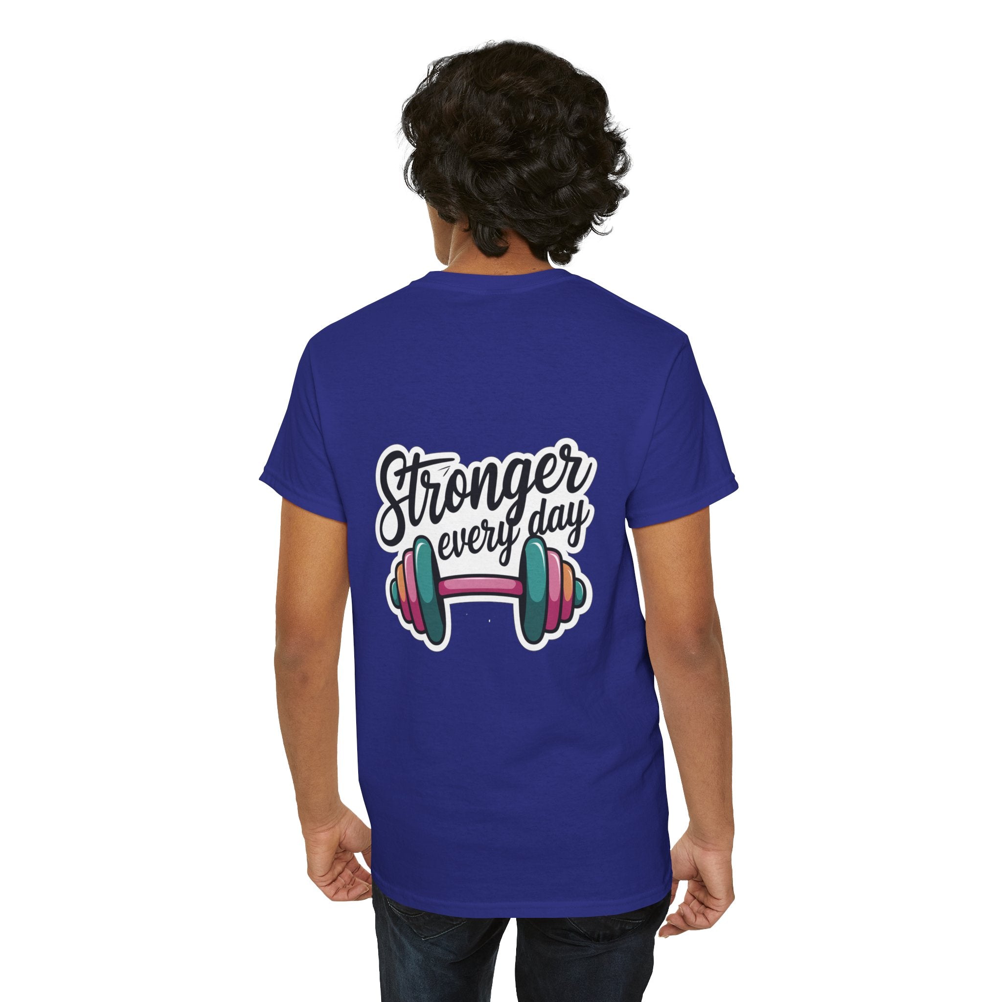 Unisex Heavy Cotton Tee: "Stronger Everyday" - T-Shirt
