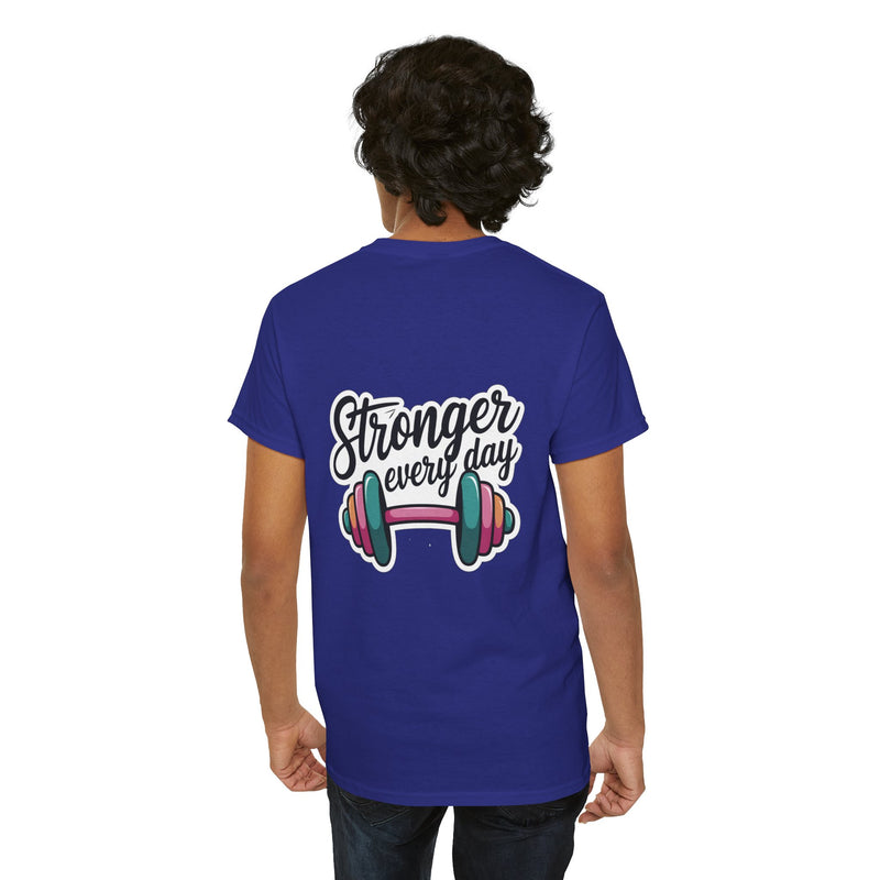 Unisex Heavy Cotton Tee: "Stronger Everyday" - T-Shirt