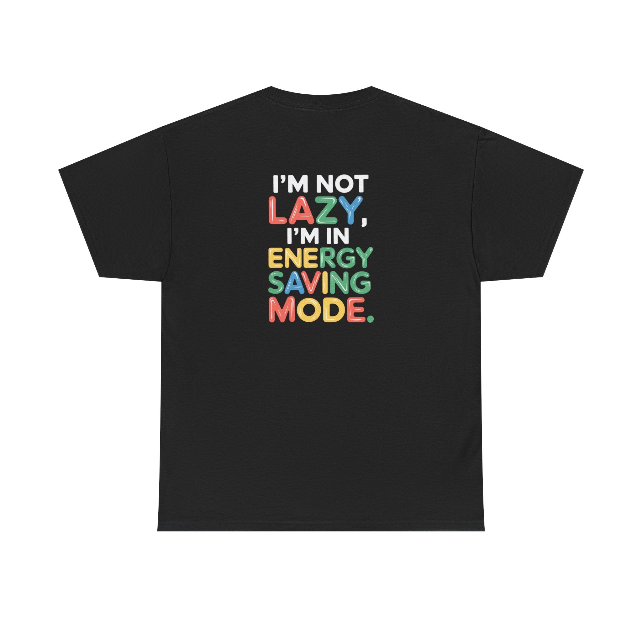 Energy saving mode Unisex Heavy Cotton Tee for Everyday Style