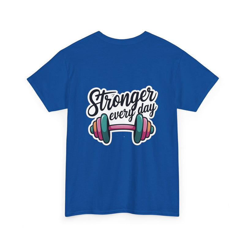 Unisex Heavy Cotton Tee: "Stronger Everyday" - T-Shirt