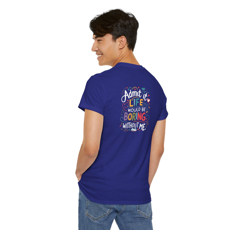 Unisex Heavy Cotton Tee: "Own Stunts" - T-Shirt