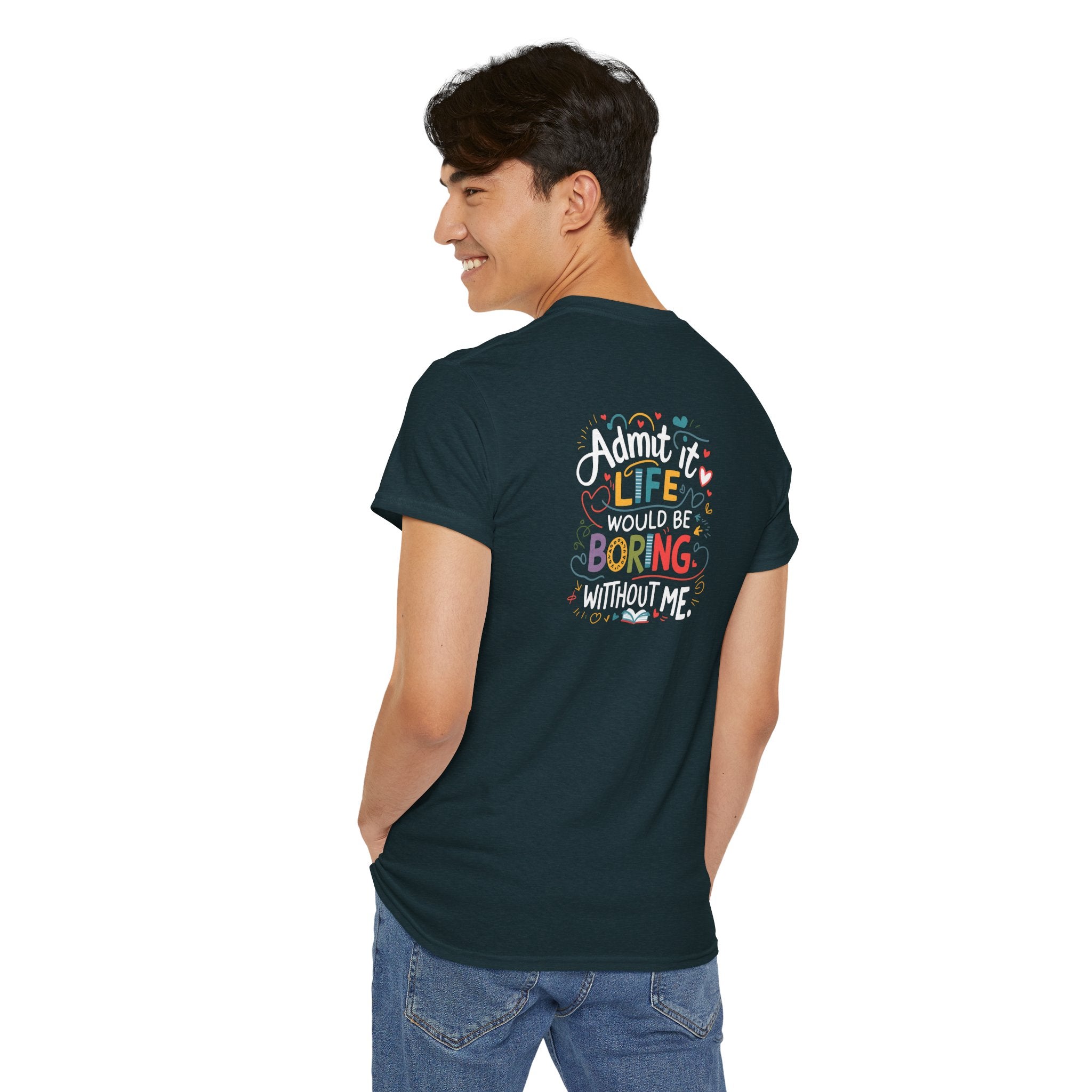 Unisex Heavy Cotton Tee: "Own Stunts" - T-Shirt