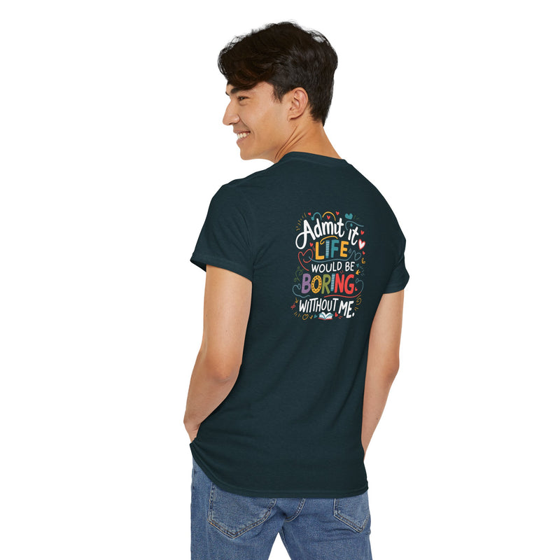 Unisex Heavy Cotton Tee: "Own Stunts" - T-Shirt