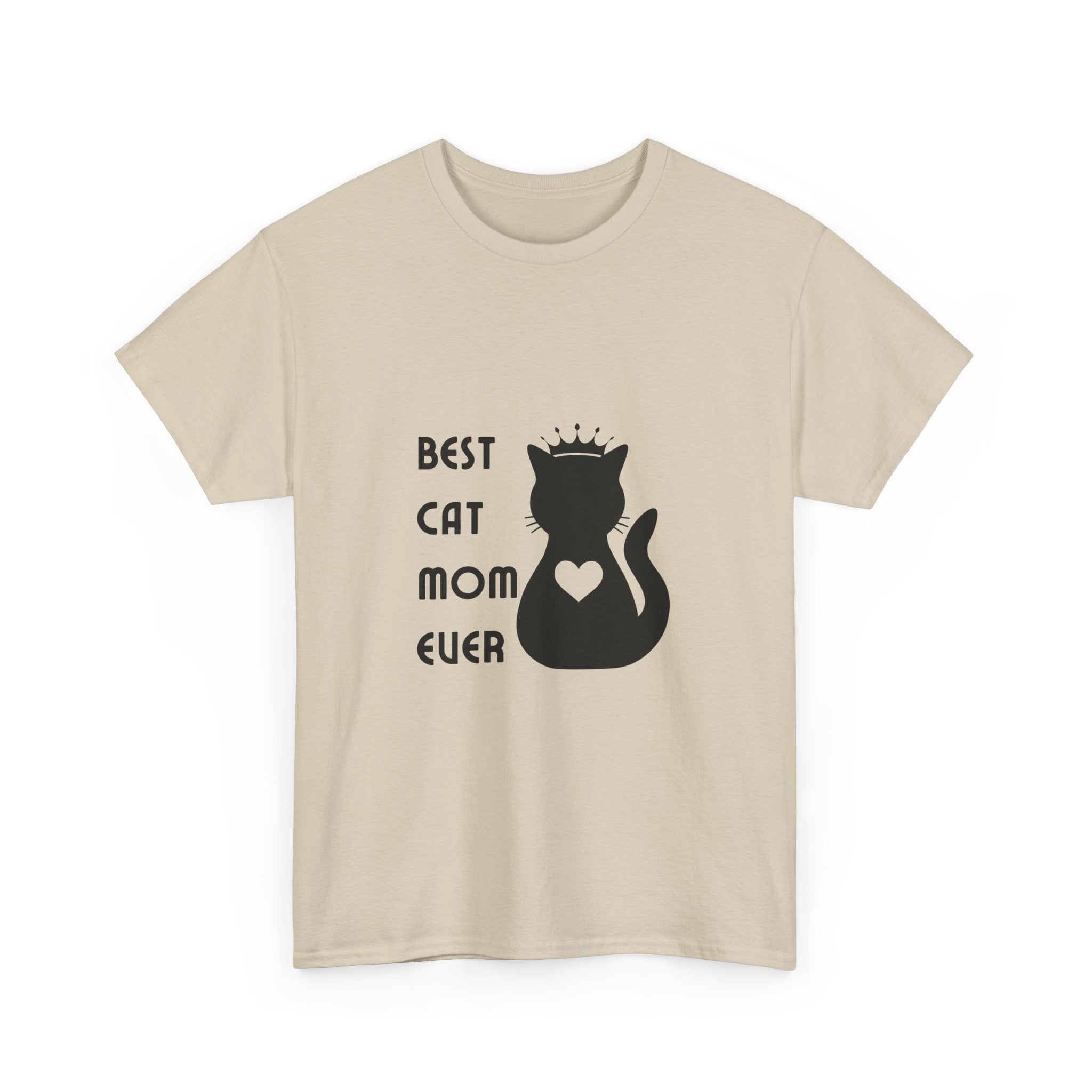 Best Cat Mom Ever Unisex Heavy Cotton Tee