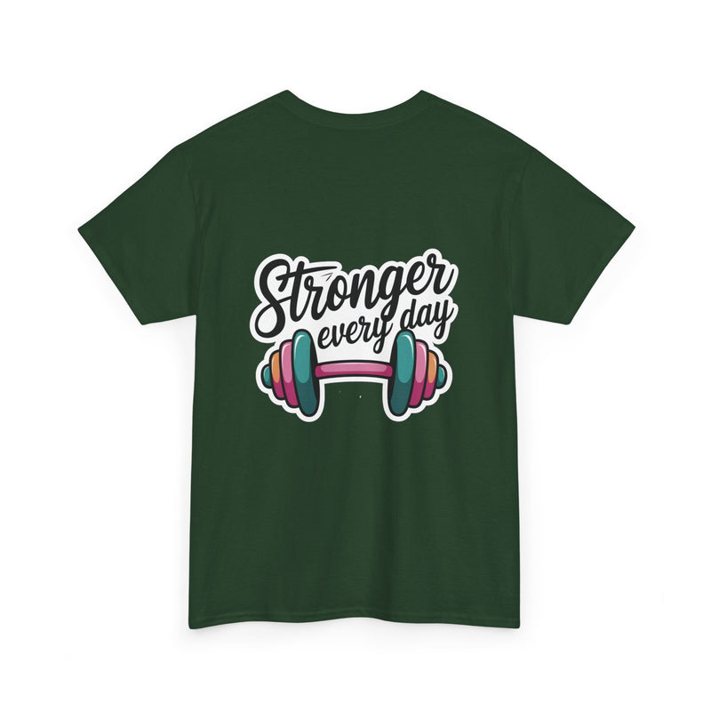 Unisex Heavy Cotton Tee: "Stronger Everyday" - T-Shirt