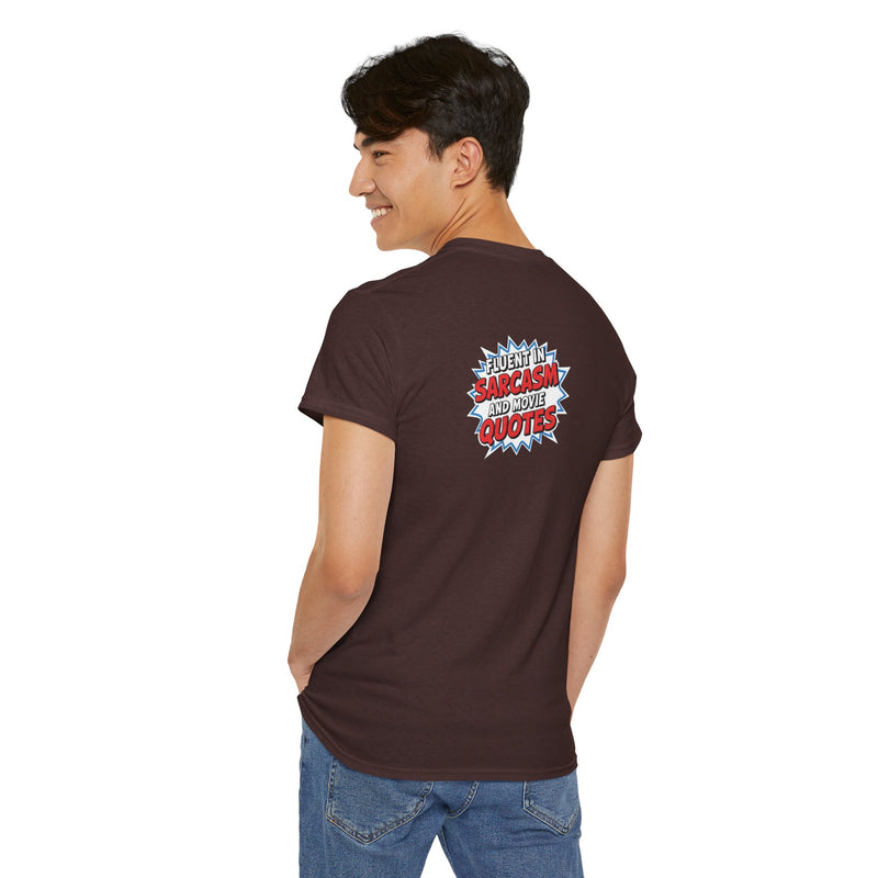 Unisex Heavy Cotton Tee: "Sarcasm" - T-Shirt