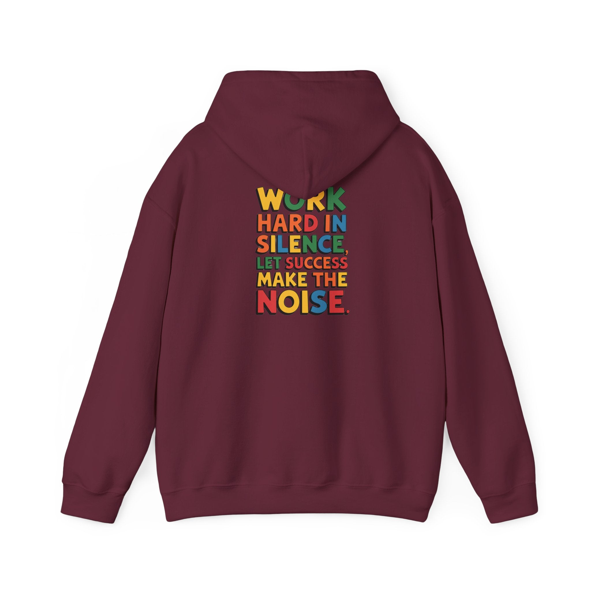 Work hard in Silence Unisex Heavy Blend™ Hooded Sweatshirt