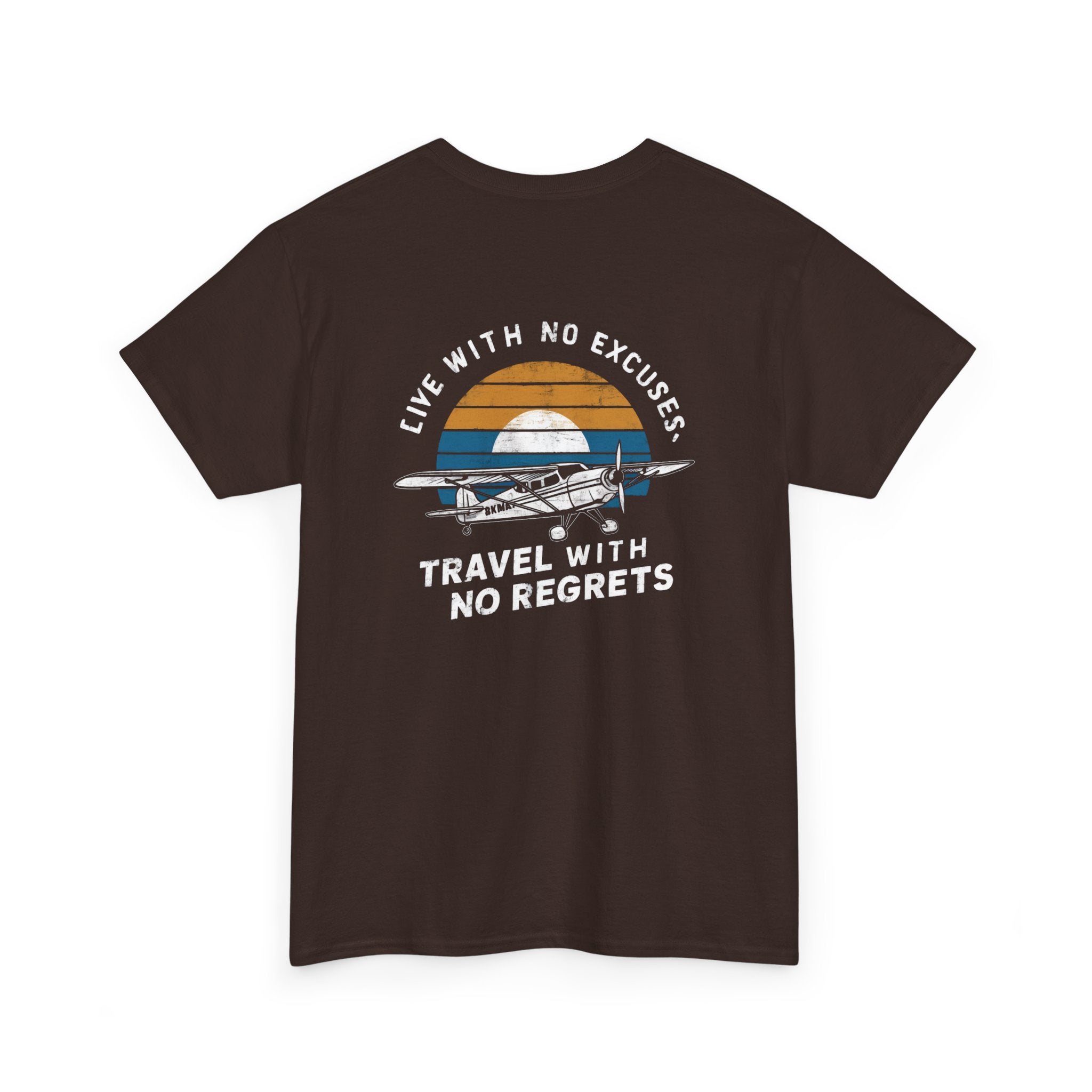 Unisex Heavy Cotton Tee: "Live with no excuse" - T-Shirt