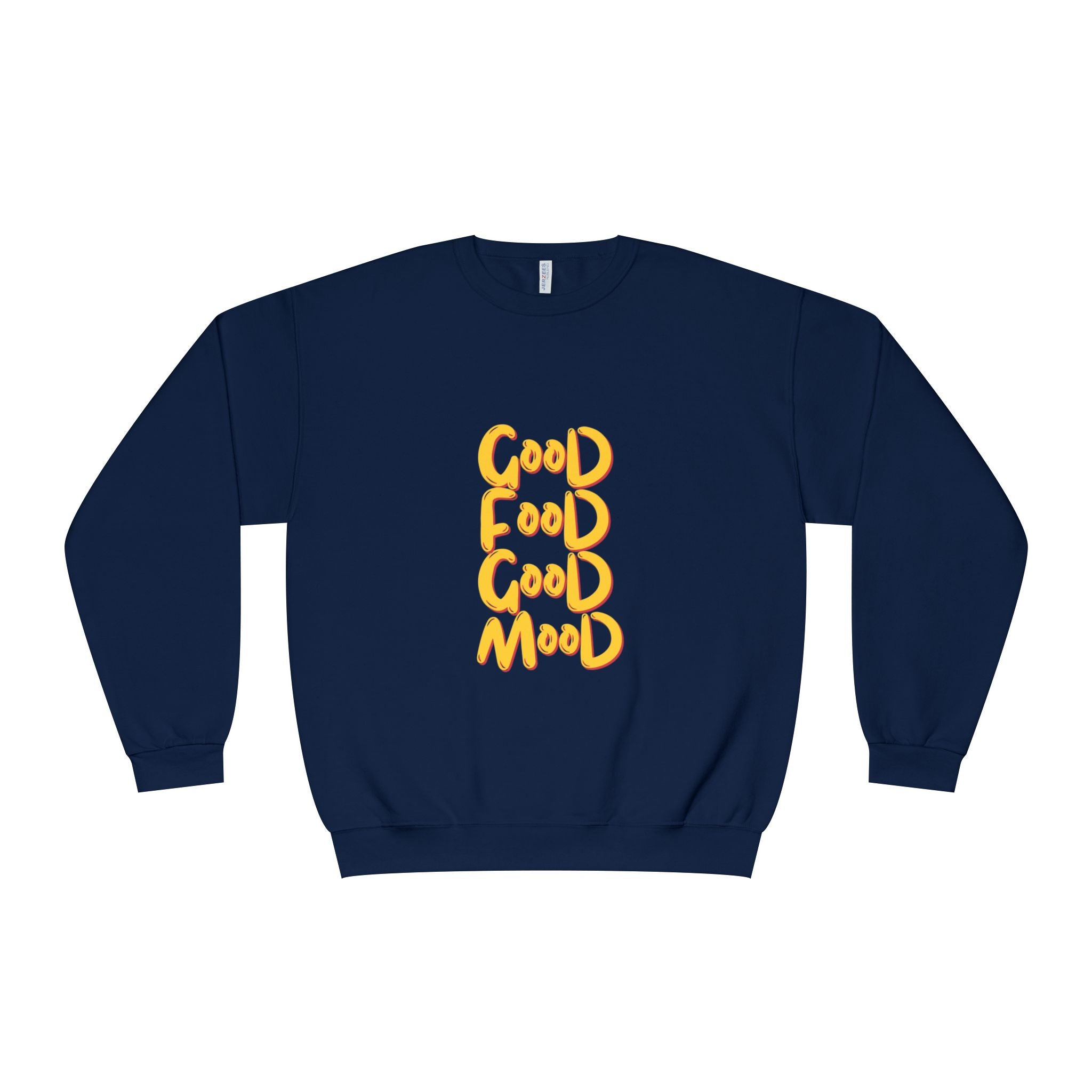 Good Food Good Mood Sweatshirt - Unisex NuBlend® Crewneck for Comfort and Style