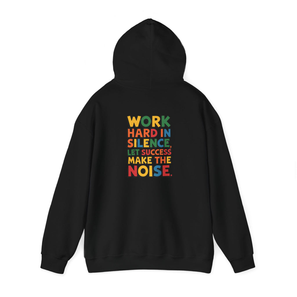 Work hard in Silence Unisex Heavy Blend™ Hooded Sweatshirt