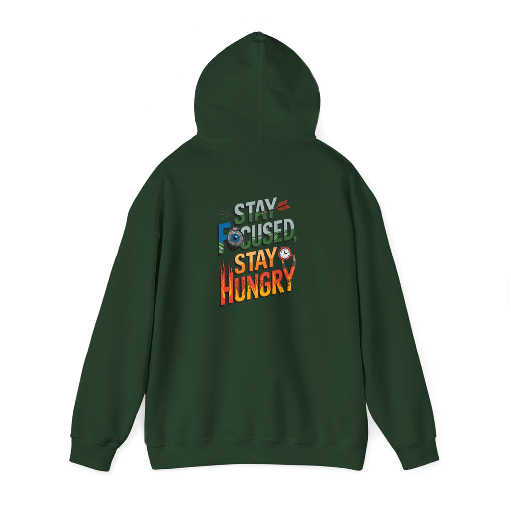 Unisex Heavy Blend™ Hooded Sweatshirt "Stay Focused Stay Hungry"