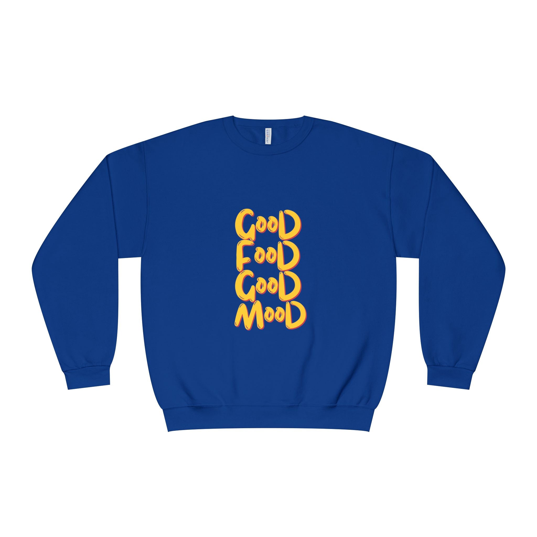 Good Food Good Mood Sweatshirt - Unisex NuBlend® Crewneck for Comfort and Style