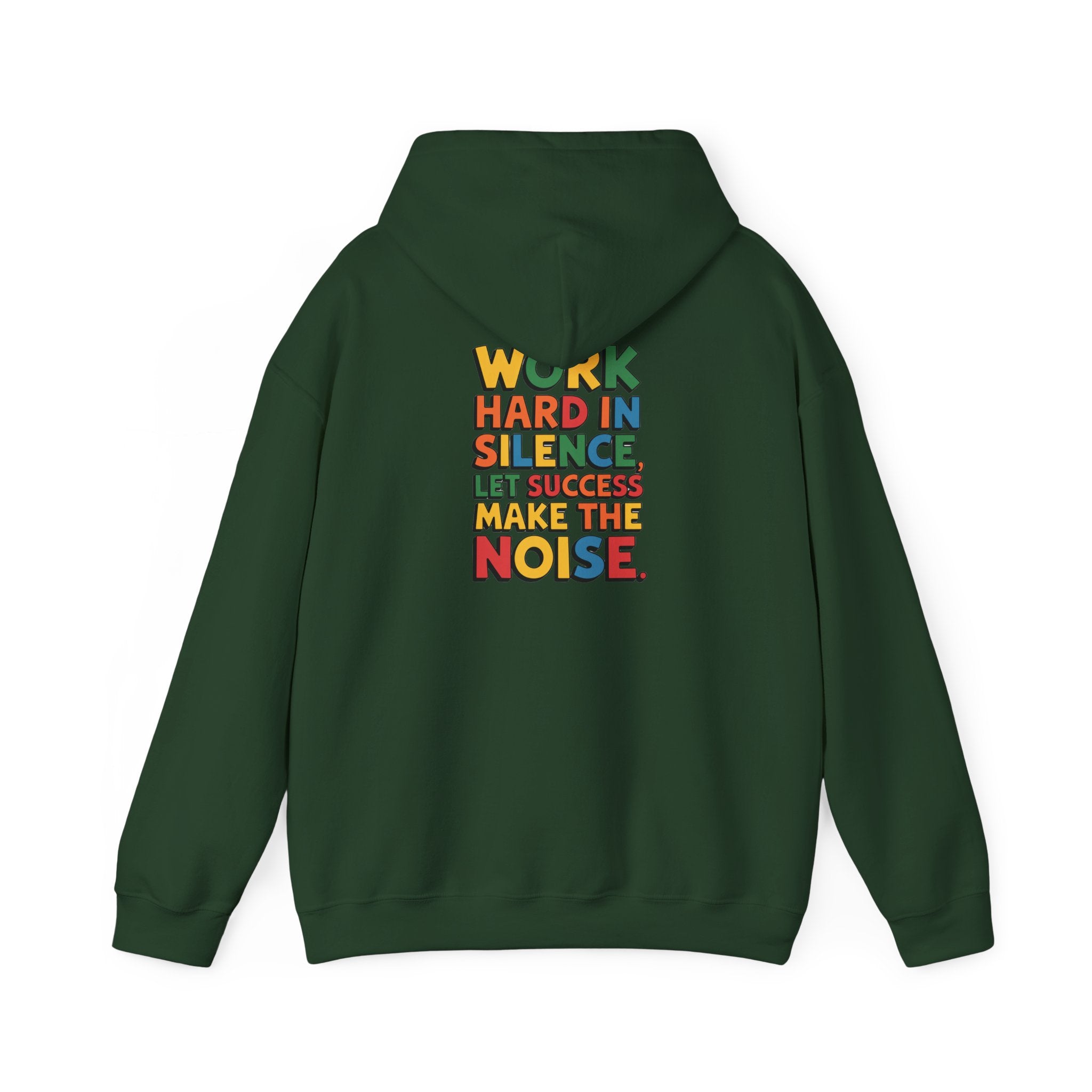 Work hard in Silence Unisex Heavy Blend™ Hooded Sweatshirt